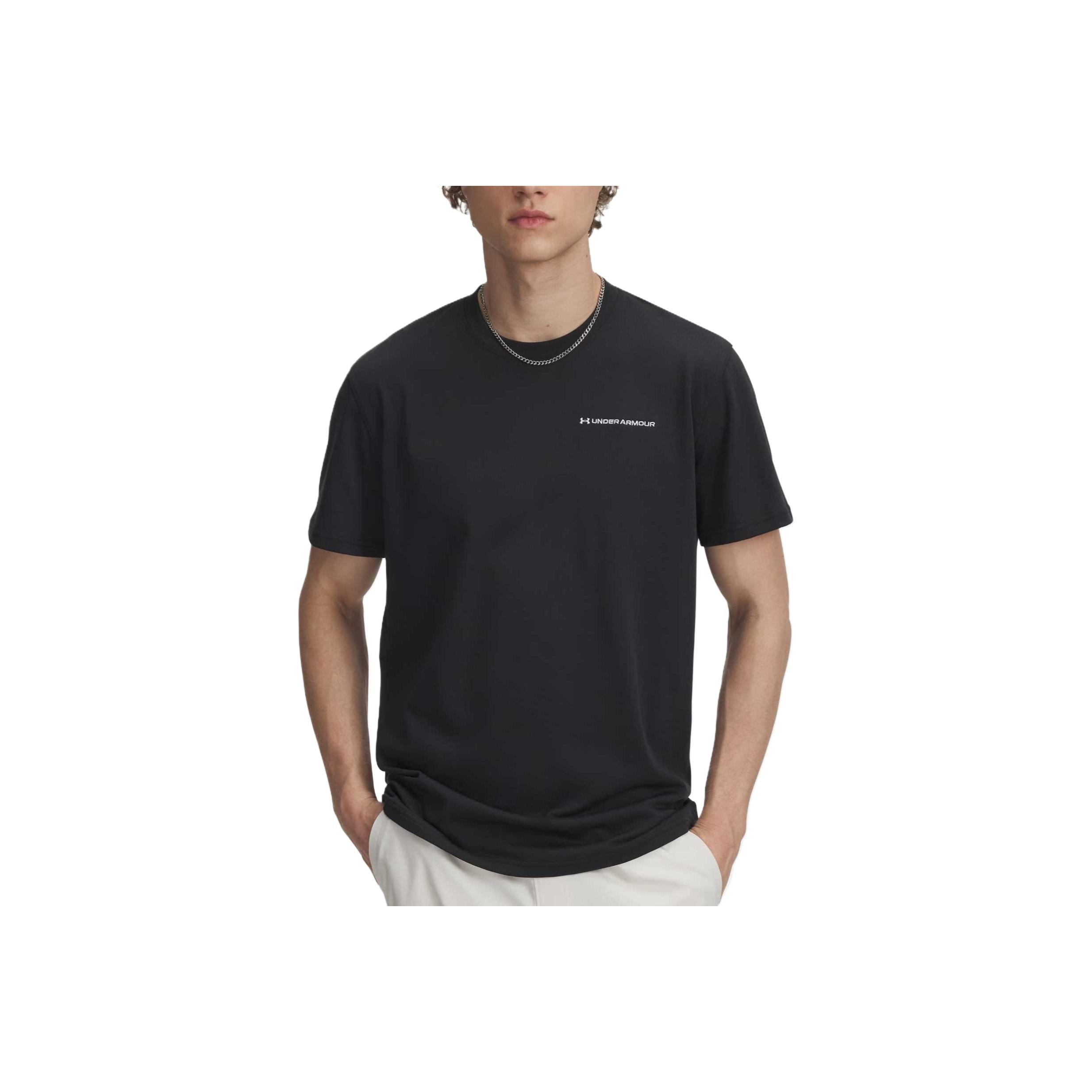 

Under Armour Courts Тяжелая Модная Универсальная Футболка Мужские топы 6004893-001 XL