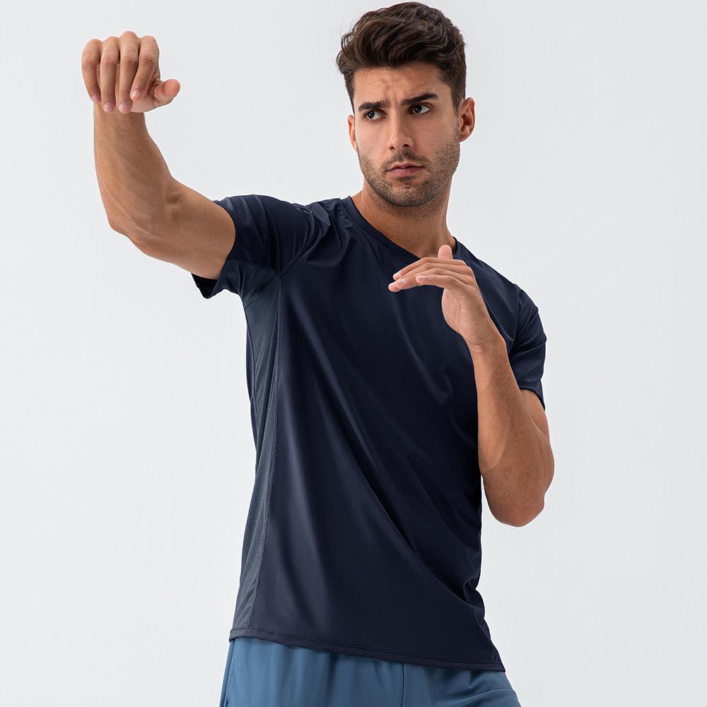 New Men'S Polo Shirt Made Of Pure Cotton With Dropped Shoulders High-Quality Loose Fit For Fitness Versatile For Daily Exercise Short Sleeved Casual