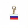 10 Stück Emaille Nationalflaggen von Ländern Anhänger mit Karabinerverschluss DIY Schmuckherstellung Zubehör für Schlüsselanhänger Armband