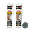 IsolBau Zement-Fix Repair and Sealing Mortar Dark Gray 2 x 300ml