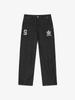 SUPRA Women'S Varsity Crown Logo Denim Pants (Black)