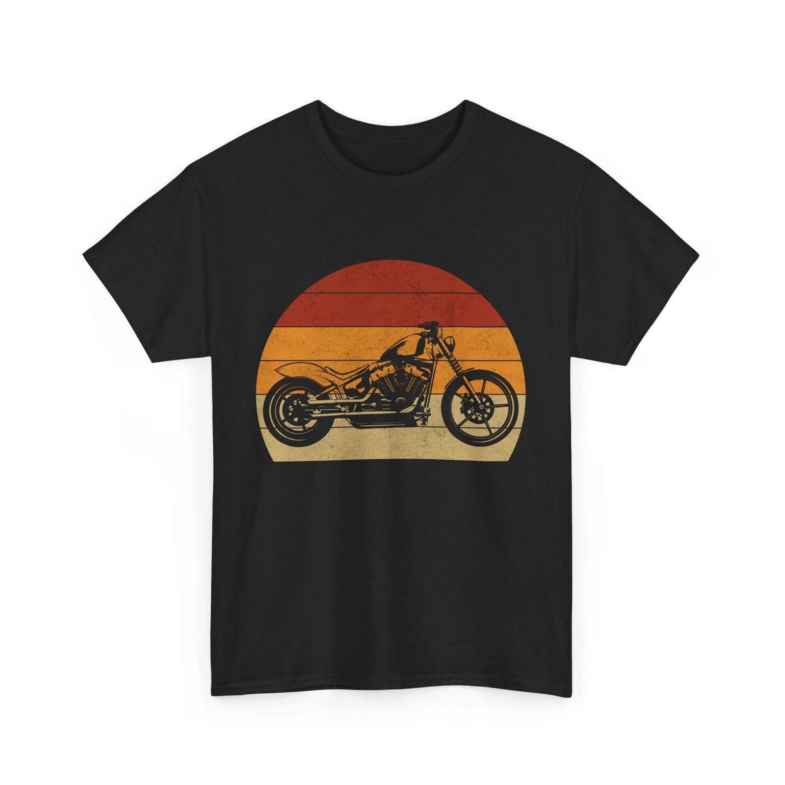 Motorcycle Shirt, Motorcycle Sunset Shirt, Motorcycling Lovers T-shirt S