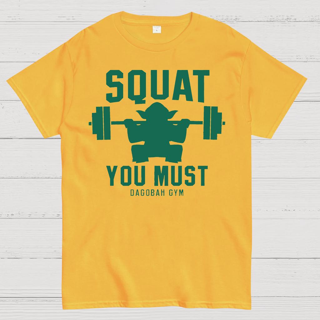 Squat You Must Cotton Summer Casual Cool Loose T-Shirt
