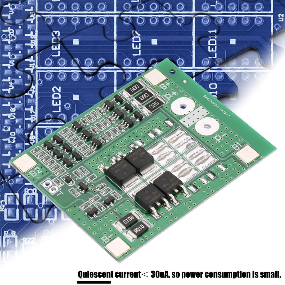 3Series 12V 15A Li Ion Battery 18650 Charger BMS Protection Board (with Balance)