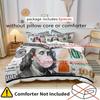 100 Dollar Bill Print Bedding Set Soft Comfortable Duvet Cover For Bedroom Guest Room (1*Duvet Cover + 2*Pillowcases)