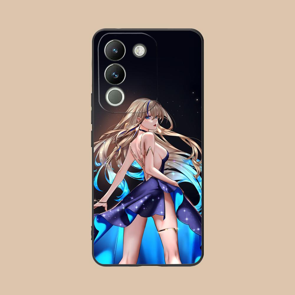 HSR Serval Mattes TPU Handyhülle für VIVO V60 V50 V40 V30 V29 V27 V25 V23 Pro Lite 5G Bunter Druck Cover