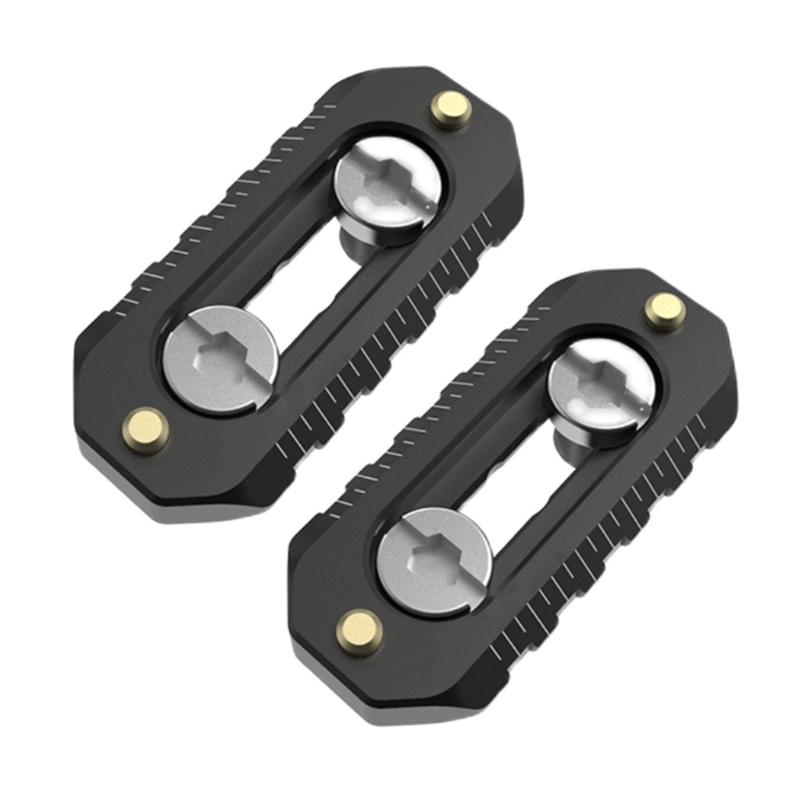 

Mini Alloy Rail Anti Off Quick Release Rail with 1/4in Screws Safety Pins for Handle Camera Cage Field