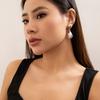 Elegant Water Droplet Pendant Earrings for Women Trendy Charms Large Drop Earrings Female Accessories 2026 Fashion Jewelry Girls