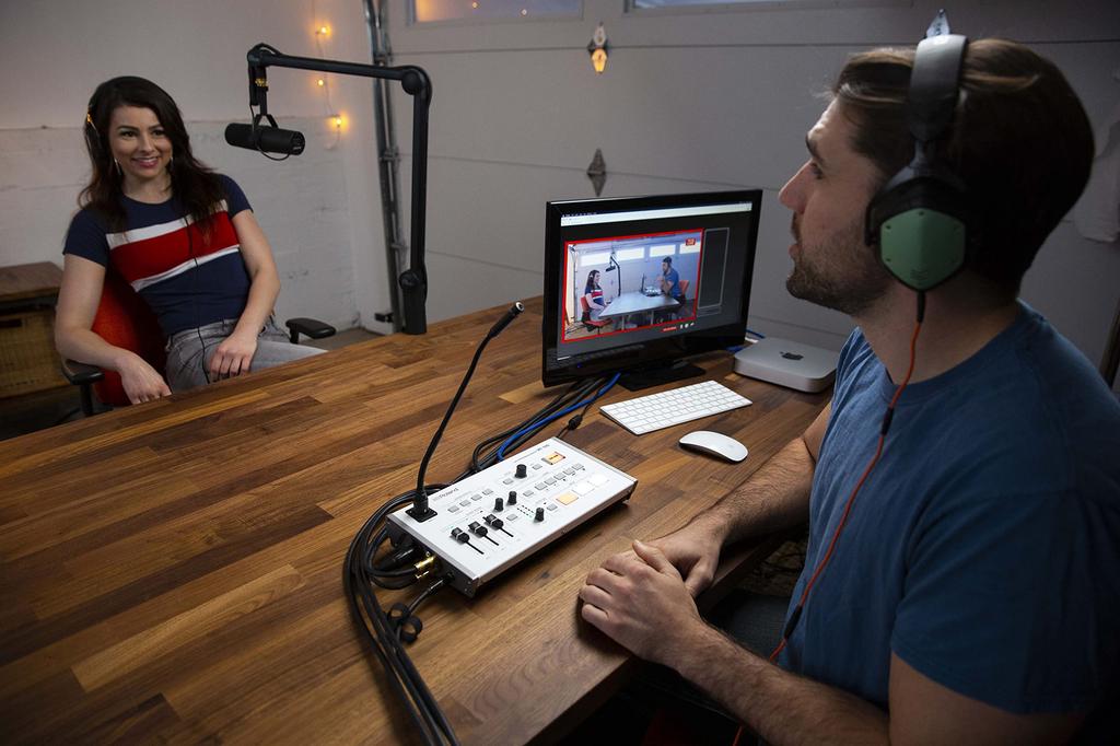 Roland AV Streaming Video Switcher for Live Game and YouTube Live VR-1HD Mixer Streaming, Commentary, Seminars,