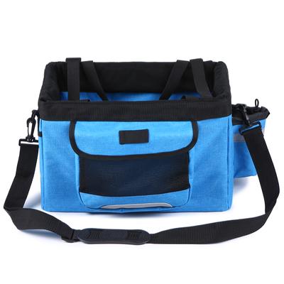 Skladací predný kôš na bicykel Odnímateľný kôš na bicykel pre domáce zvieratá Pes Mačka Králik Nosič Camping Tote Bag