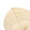 Chinese Style Handmade Palm Leaf Woven Hand Heart Shaped Mosquito Repellent Fans