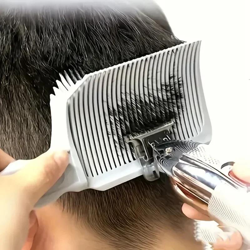 Home Hair Cutting And Hairdressing Comb, Men'S Trimming And Flat Head Push Cutting Comb, High-Quality Material, Smooth Comb Teeth, Easier Trimming