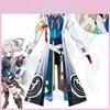 Delightful Fuyao Cosplay Outfit From Honkai Star Rail Featuring Polyester Fabric For Game Events