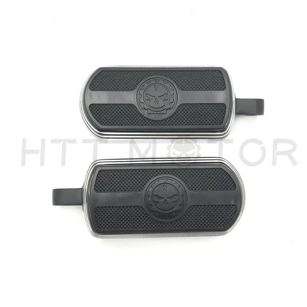 Motorcycle Parts Gear Skull Great Wall FootPeg for 1984-2017 Harley-Davidson Road King Street Glide Road Glide