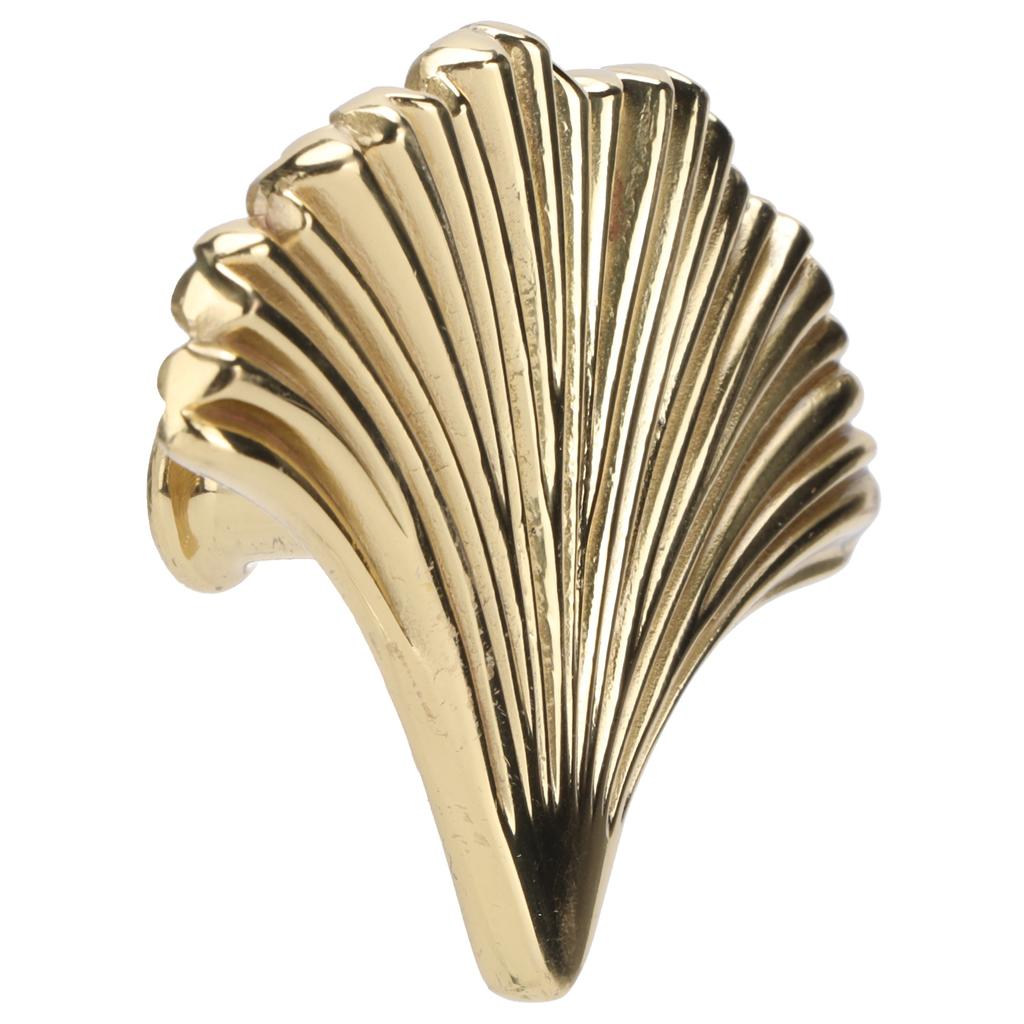 Furniture Handle Nordic Chinese Modern Ginkgo Brass Simple Leaf Pulls for Cabinets Drawers Doors Dressing Table