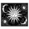 Aesthetic Black and White Sun Moon Tapestry Wall Decoration Hanging Tapestry for Bedroom Living Room 150 X 200cm/ 59 X 78.7inch