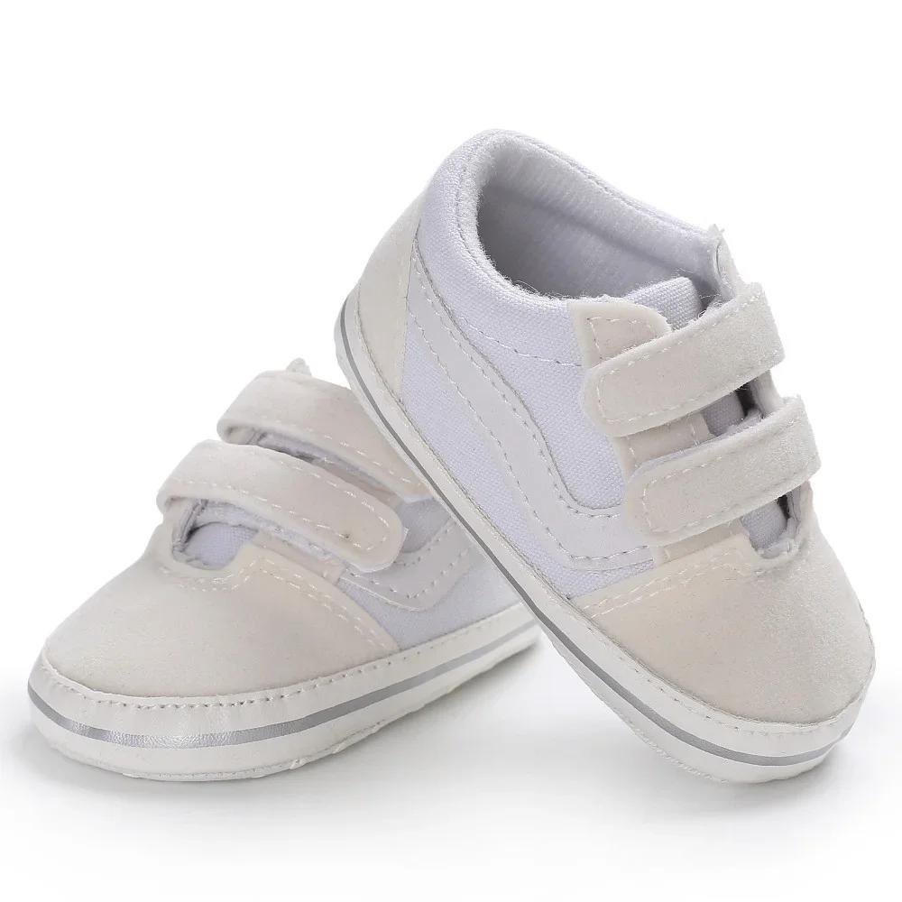 2025 New Baby Canvas Sneakers Anti-slip Soft Plaid Baby Boy Girl Shoes Newborns First Walkers Infant Baby Unisex Casual Shoes