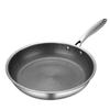Kashicong Stainless Steel Flat-Bottom Frying Pan