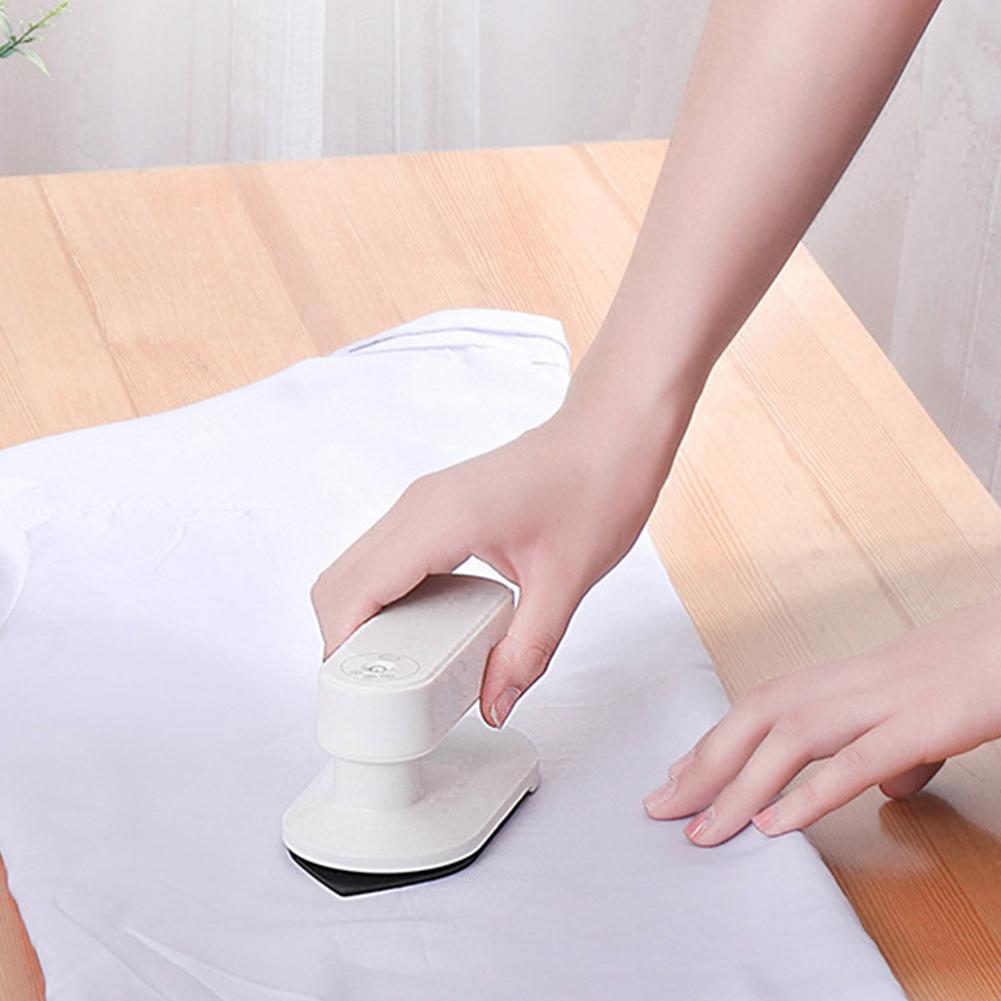 USB Rechargeable Handheld Fabric Steam Iron 3 Heat Levels 110 W Mini Handheld Steamer Steamer for Travel College Dorm Essentials