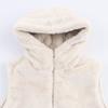 Za Autumn and Winter New Arrivals Women's Clothing Zr European and American Style Fashionable Hooded Faux Fur Effect Vest 6318800