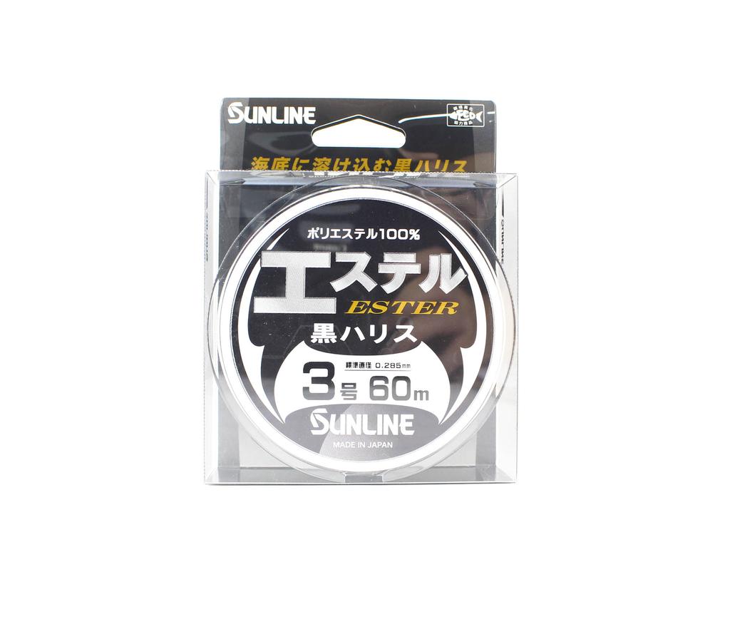 Sunline Ester Leader HG Black 60m #3 12lb 0.285mm (6979)
