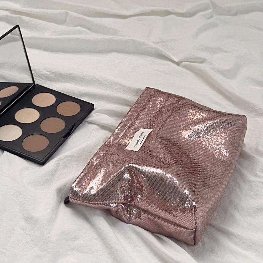 

Косметичка для шампанского, клатч, сумка для хранения средств по уходу за кожей, INS, блестящая косметичка с блестками для девочек