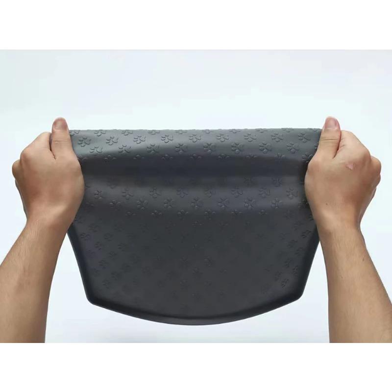 Pet Placemat Cat Dog Drinking Feeding Placemat Feeder Mats Cat Feed Mat Dog Food bowl Mat Silicone Waterproof Pet Bowl Pad