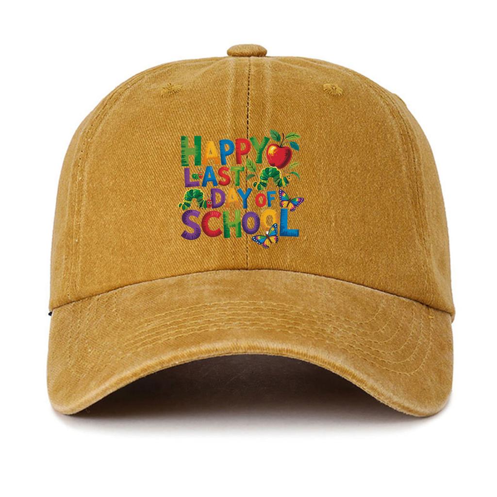 Very Hungry Caterpillar A Little Progess Each Day Adds Up To Big Results Graphic Cap Women Unisex Summer Cartoon Baseball Hat