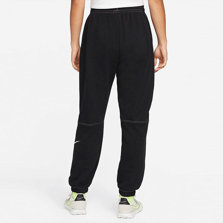 Nike Knitted Sweatpants Women's Black Moderate Cuffed Pants (Unisex) Knitted Sweatpants DM6206 010