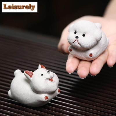 Wealth Puppy Purple Clay Fly Puppy Tea Pet Japanese Tea Spirit Tea Figurine Play Toys Tea Zisha Statue Ornaments Can Be Raised