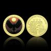 Famous auspicious bird of rare animals in the United States, bald eagle metal commemorative coin, commemorative medal