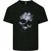 T-shirt Léger en Coton pour Homme Gothic Biker Crâne Freaky Unisexe