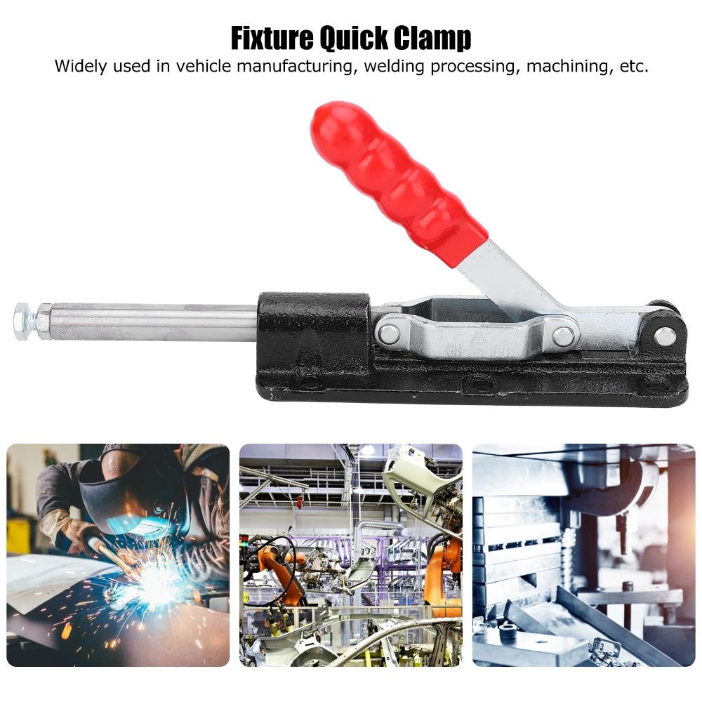 Quick Clamp Stroke 80 Toggle Clamp Galvanized Steel Push Pull Clamp Hand Tool Clamp  Welding Jig
