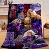 1PC Halloween witches Flannel Blanket Gift, Suitable for Both Men And Women, Soft Ideal for Beds And Sofa, Birthday Or Christmas Gift