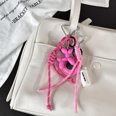Süßer Y2K Rosa Stil Mini-Rucksack Hängende Handtasche Anhänger Tasche Anhänger Taschen Zubehör