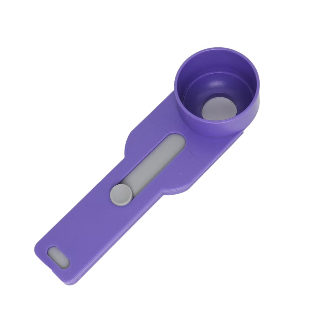 No Spill Measuring Spoon Long Handle Scoop with Built-In Sliding Funnel Preparation of Protein Powder Workout & Sports Drinks