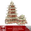 3D Wooden Puzzle House: Adult & Children's Educational DIY Building Blocks