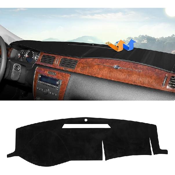 Autorder Dashboard Cover Mat For 1994-1997 Chevrolet Chevy S10 Blazer/GMC Jimmy Sonoma&1996 1997 Olds Oldsmobile Bravada Accessories Dash Cover