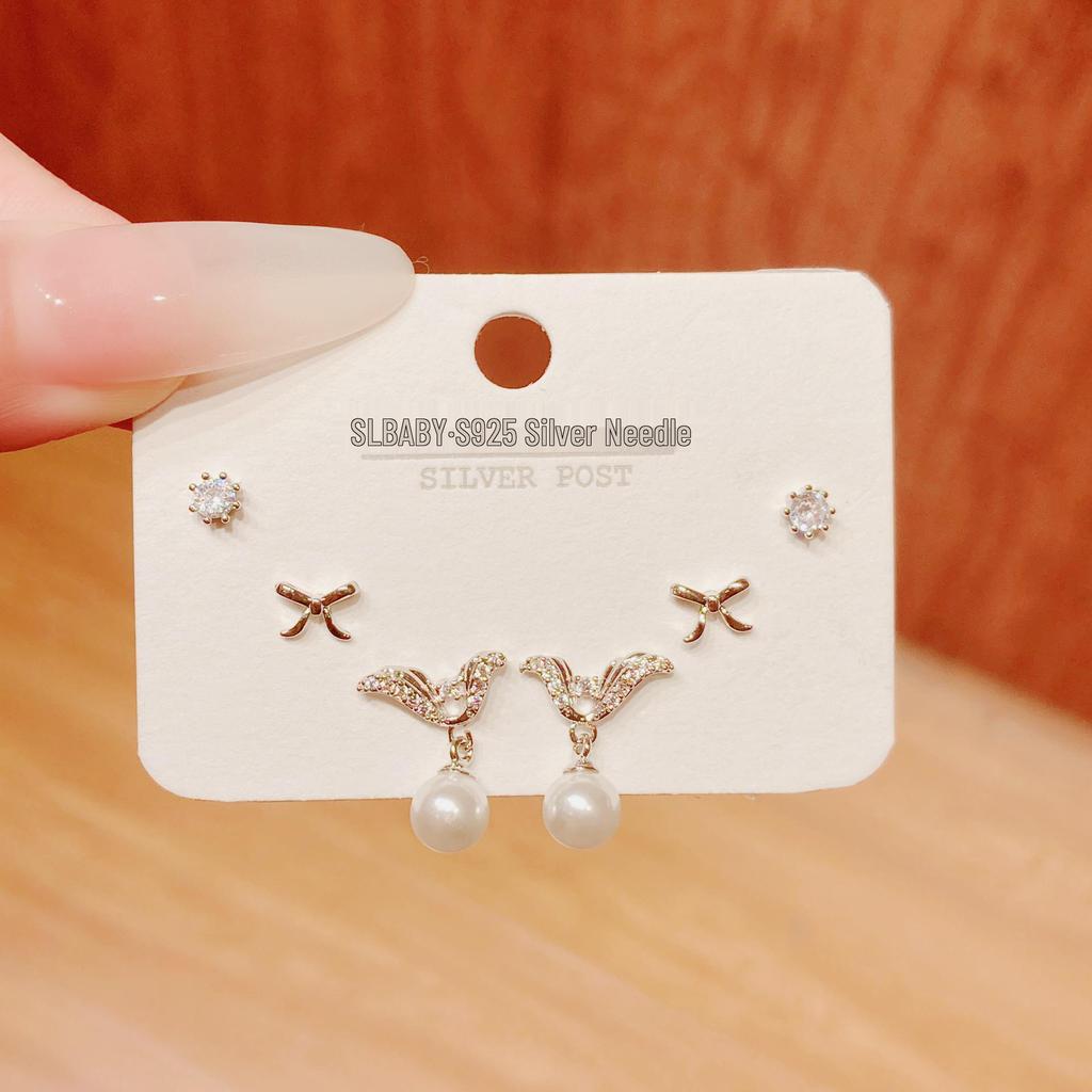 Environmentally Friendly Nickel-Free Gold Plated Women's Stud Earrings - High-End, Simple, Versatile Design