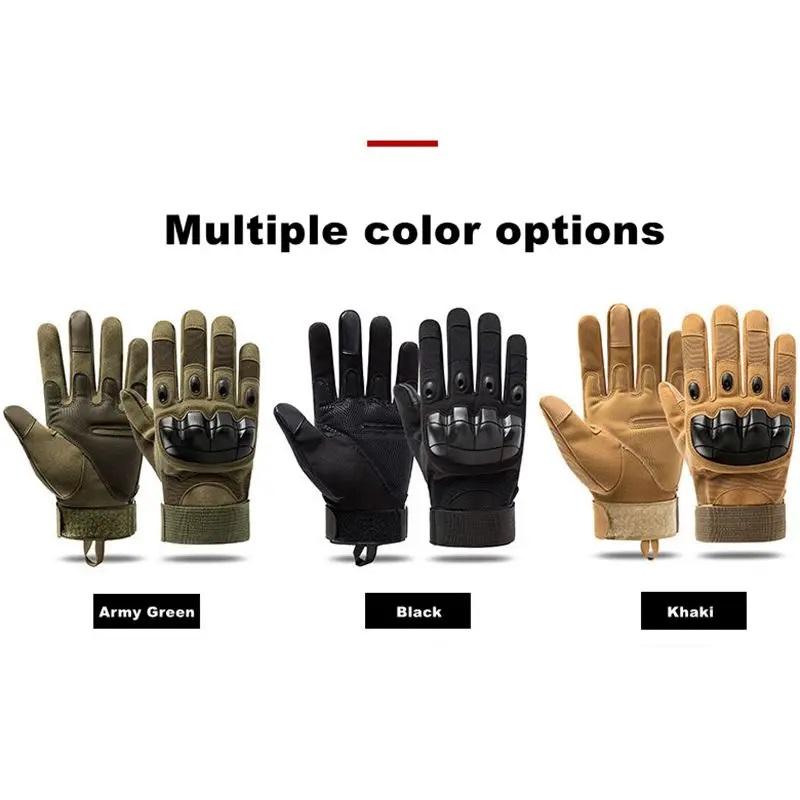 Tactical Shooting Gloves Touch Design Fitness Protection Outdoor Sports Motorcycle Hunting All Finger Walking Gloves Accessory