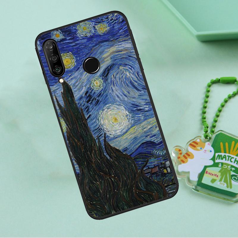 Van Gogh Oil Painting For Huawei Nova 10 9 SE 5T 12s 12i 11i Y91 Y90 Y60 Y70 Y72 Y61 P20 P40 P30 Lite P60 Pro Case