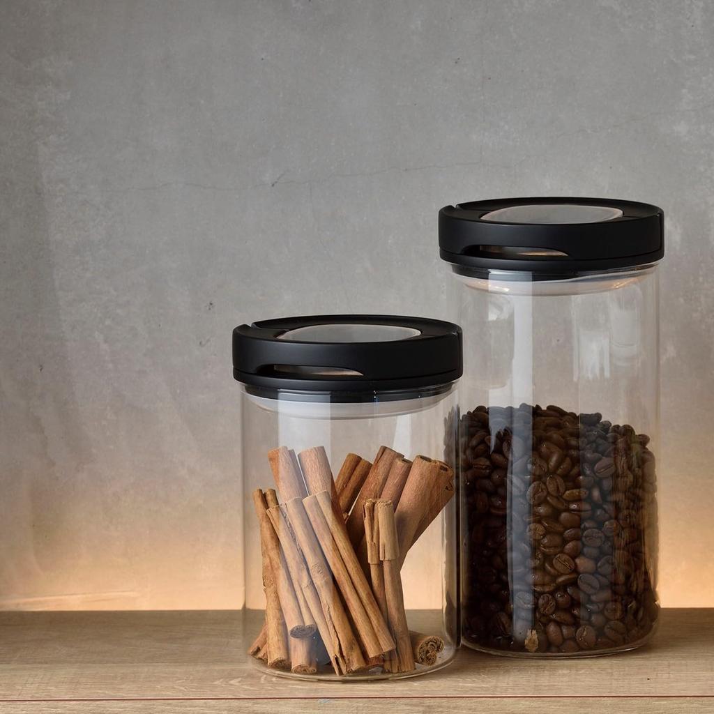 HARIO Airtight Canister Practical L, Capacity 1000ml, MCNJ-300-B