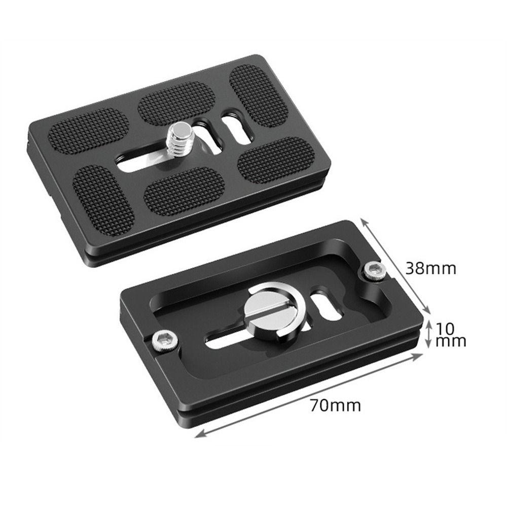 Aluminum Zinc Zinc Alloy Camera Mounting Plate Camera Tripod Plate Tripod Long Plate Tripod Mount Adapter