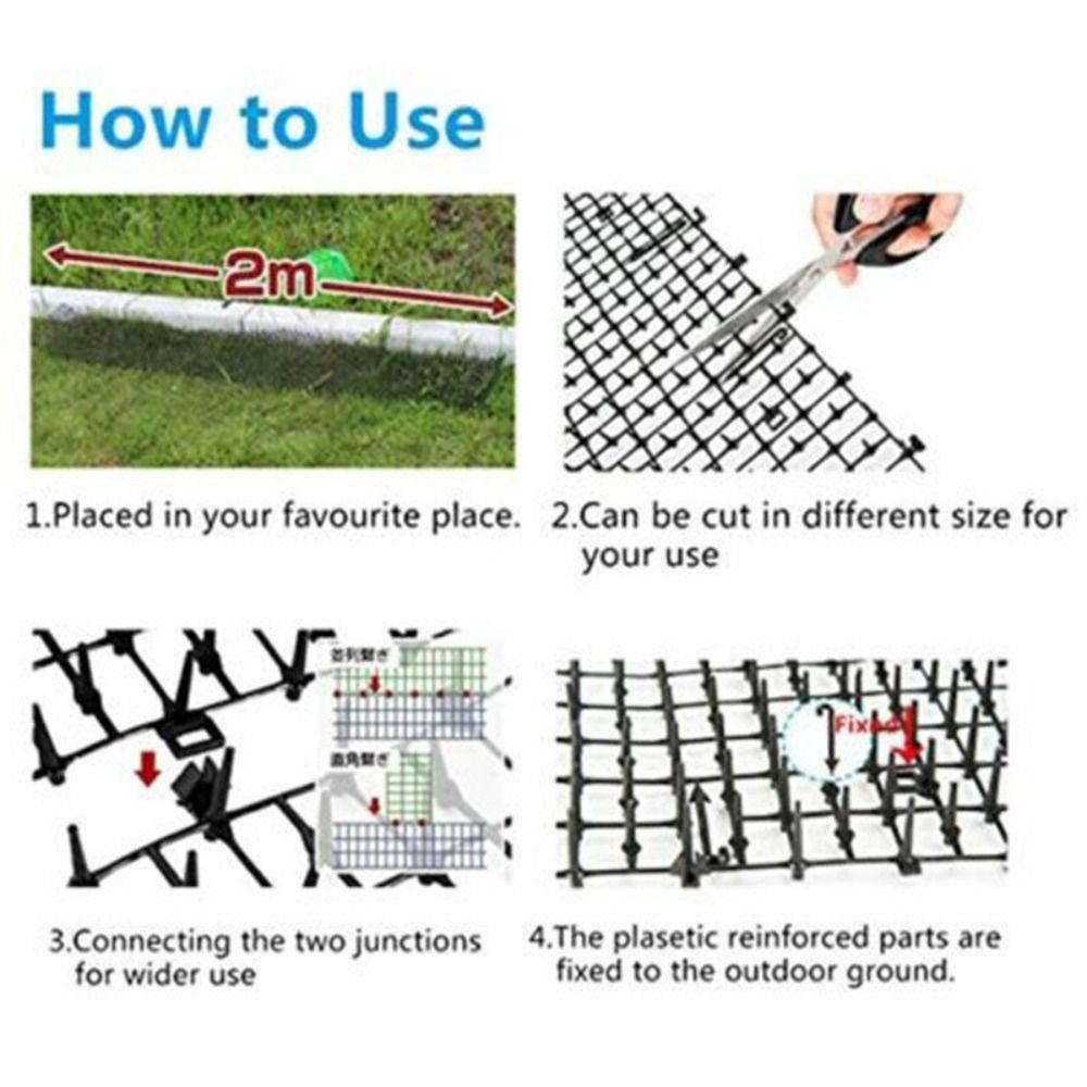 Portable Spike Outdoor Garden Supplies Animal Scarer Pet Scat Mat Repellent Deterrent Mat
