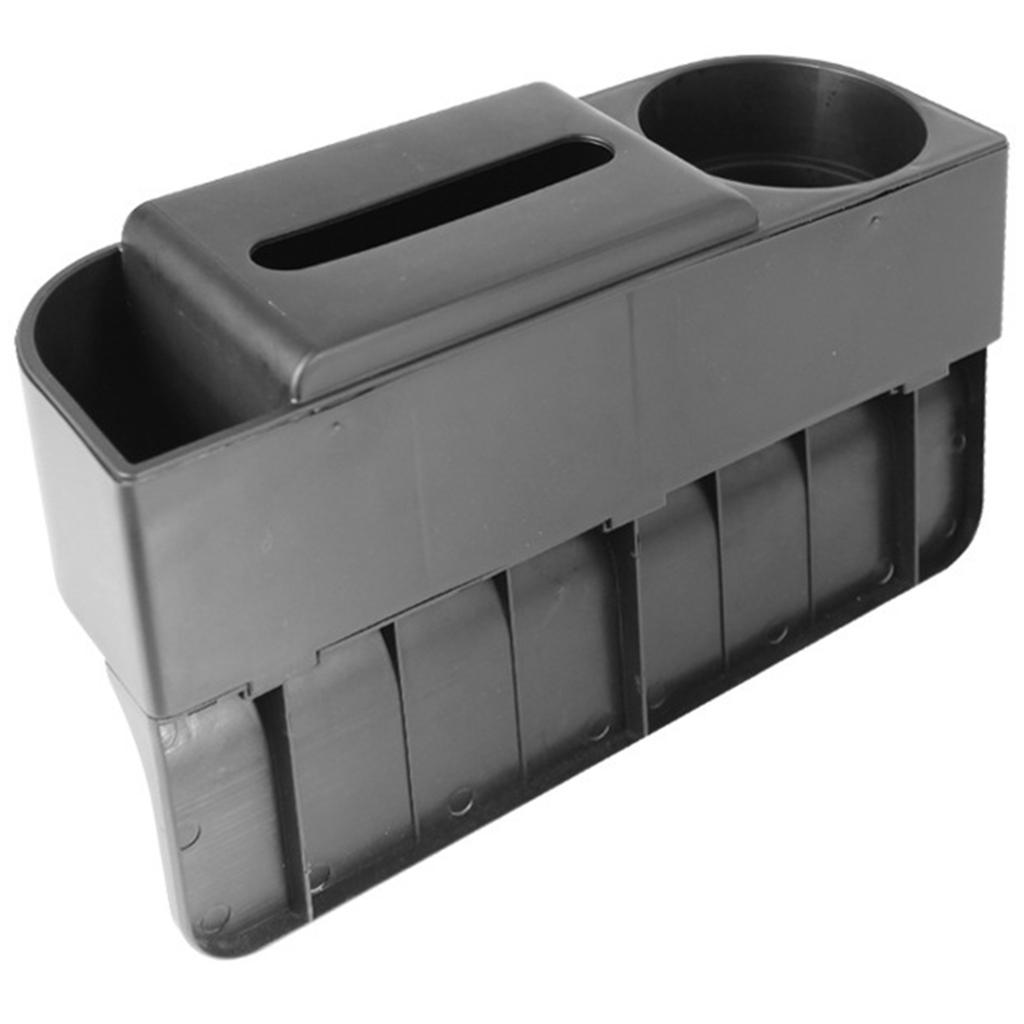 Autositzlücken-Aufbewahrungsbox, Sitzseitenlückenfüller, Getränkehalter-Organizer, PVC-Aufbewahrungskoffer