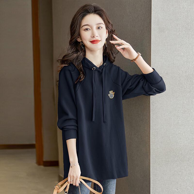 SIBASHE Women's Long Sleeve Hooded Sweatshirt