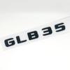 3D ABS Black  GLB35 Letters Turbo 4matic Emblem AMG Badge Car Rear Star Sticker For Mercedes Benz GLB35 X247 Accessories