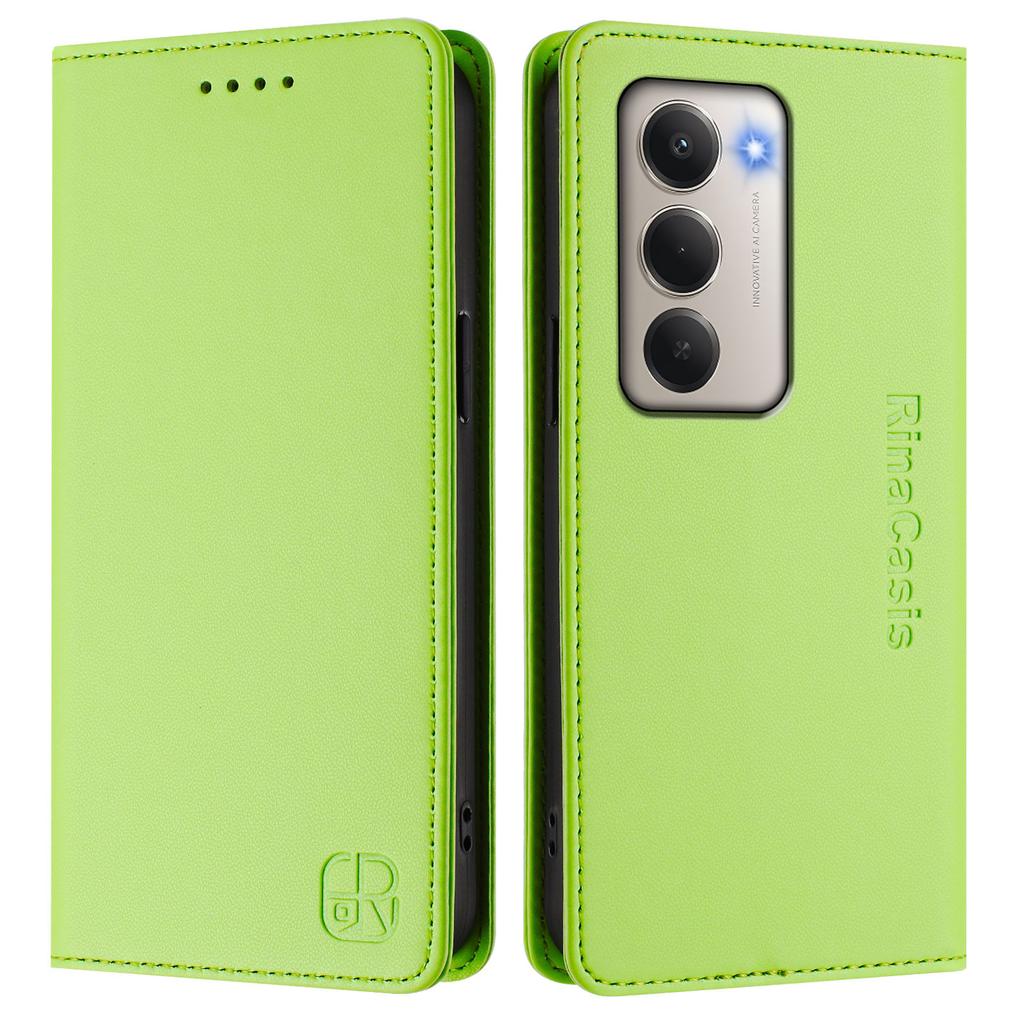 Pentru Xiaomi Redmi 15 5G (Global) (169 mm) Husă din piele RINACASIS RC01 Husă pentru telefon cu portofel cu blocare RFID și suport