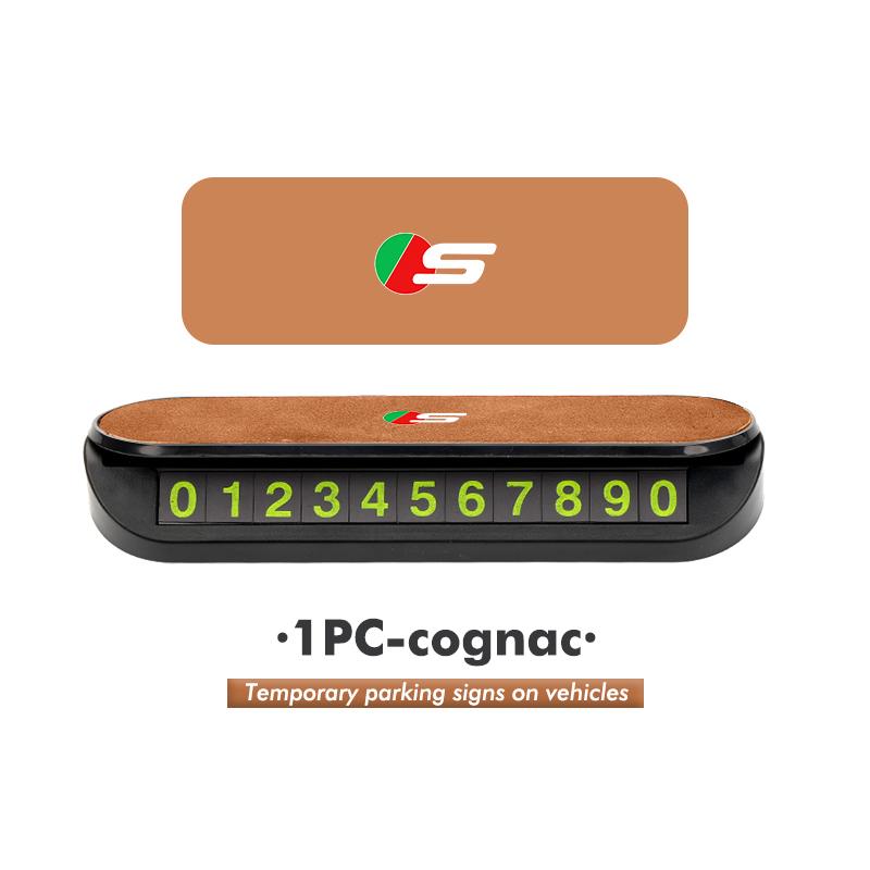 Car Temporary Parking Card Phone Number Card Plate Telephone Number Holder For Jaguar XF XJ XE XK S-Type F-Type X-Type F-Pace SS18