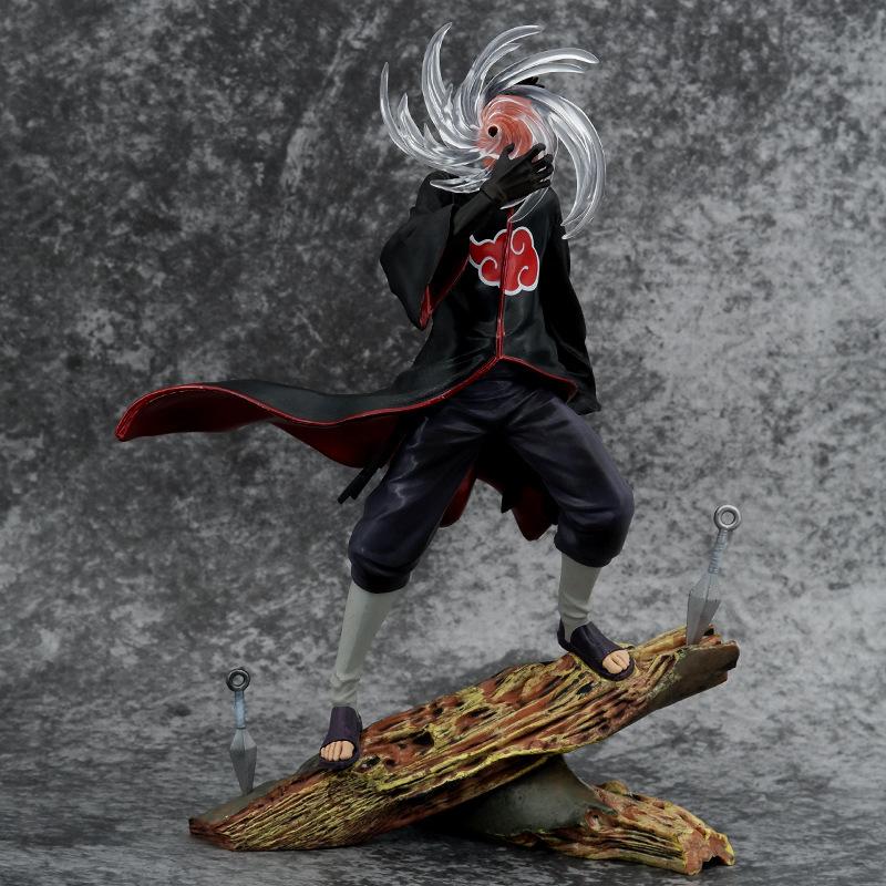 Narutos New Anime 26Cm Gk Uchiha Afei Obito Head Changing Handmade Model Ornament Peripheral Festival Gifts